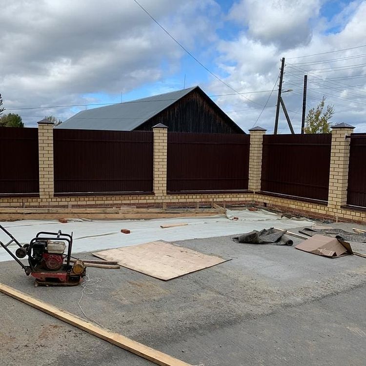 Забор из профлиста