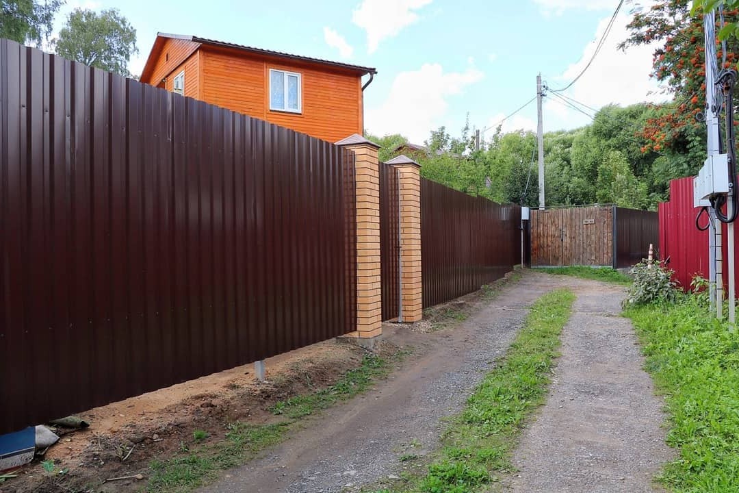 Забор из профлиста